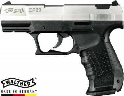 Pištoľ CO2 Walther CP99 bicolor, kal. 4,5mm diabolo
