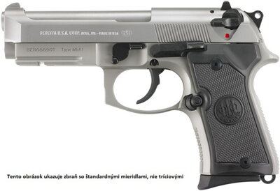 Pištoľ Beretta 92FS M9A1 Compact L Inox, kal. 9x19, Trijicon Sights