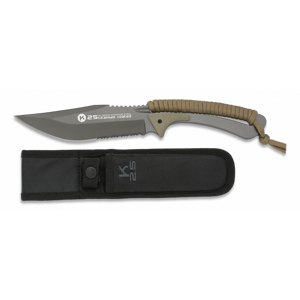 Taktický nôž - dýka s púzdrom RUI-K25 Titanium 32378