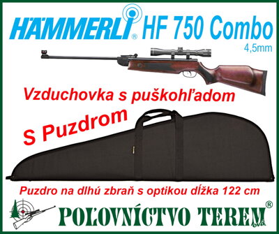 Vzduchovka Hämmerli 750 s puškohľadom a puzdrom