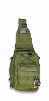 Ruksak Taktický batoh zelený 4 lit cez rameno