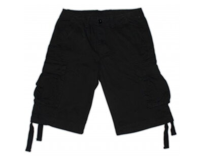 Nohavice short RTX so šnúrkami - čierne