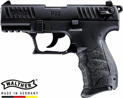 Pištoľ exp. Walther P22Q čierna, kal. 9mm PA