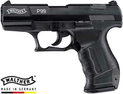 Pištoľ exp. Walther P99 čierna, kal. 9mm PA