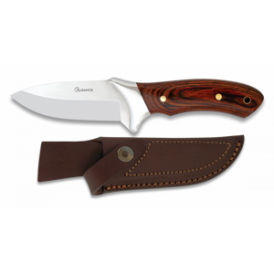 Poľovnícky nož s koženým púzdrom ALBAINOX 31553