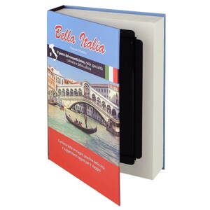  Schránka na hotovosť   kľúče kniha Taliansko 23 x 15 x 4 cm