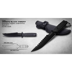 TRENTO BLACK FOREST Taktický nôž - dýka s púzdrom