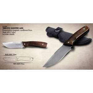 TRENTO HUNTER 640 Poľovnícky nôž -  dýka s puzdrom