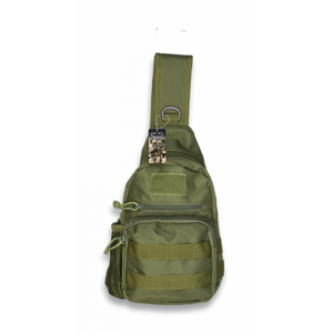 Ruksak Taktický batoh zelený 3 lit cez rameno