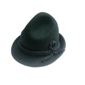 Detský klobúk zelený tmavý