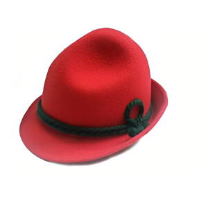 Detský klobúk červený